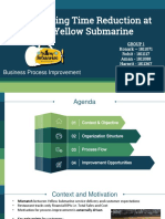Waiting Time Reduction at Yellow Submarine: Business Process Improvement
