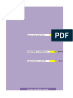 Cementación de pozo con datos de revestidores