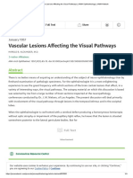 Vascular Lesions Affecting The Visual Pathways - JAMA Ophthalmology - JAMA Network
