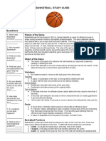 Basketball Study Guide: History of The Game