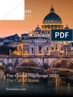 The Choral Pilgrimage 2021: The Call of Rome