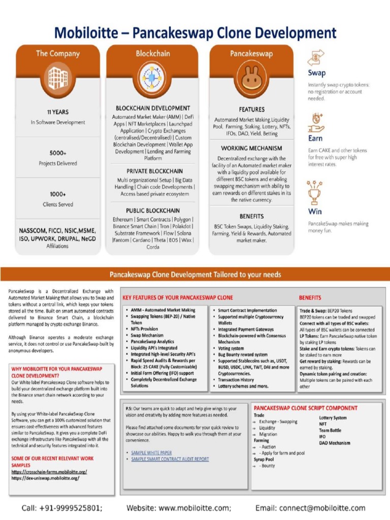 Pancakeswap Clone Development PDF