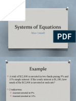 Systems With Second Degree