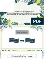 Siklus Pengeluaran (Pengujian Pengendalian) Dan Audit-Siklus Pengeluaran (Pengujian Substantif Saldo Hutang Usaha)