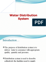 Lec 4. Water Distribution System and Problems in Water Supply