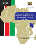 Kenya National Infection Prevention and Control Policy For Health Care Services May 2021