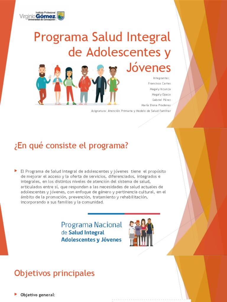 Programa de Salud Integral Adolescente | PDF | Adolescencia | Historial ...