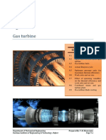 Gas Turbine: Course Contents