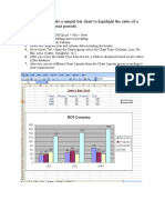 Company For 3 Different Periods.: Experiment 9: Create A Simple Bar Chart To Highlight The Sales of A