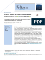 Effects of physical activity on children’s growth