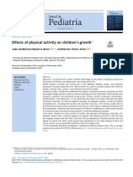 Effects of Physical Activity On Children's Growth