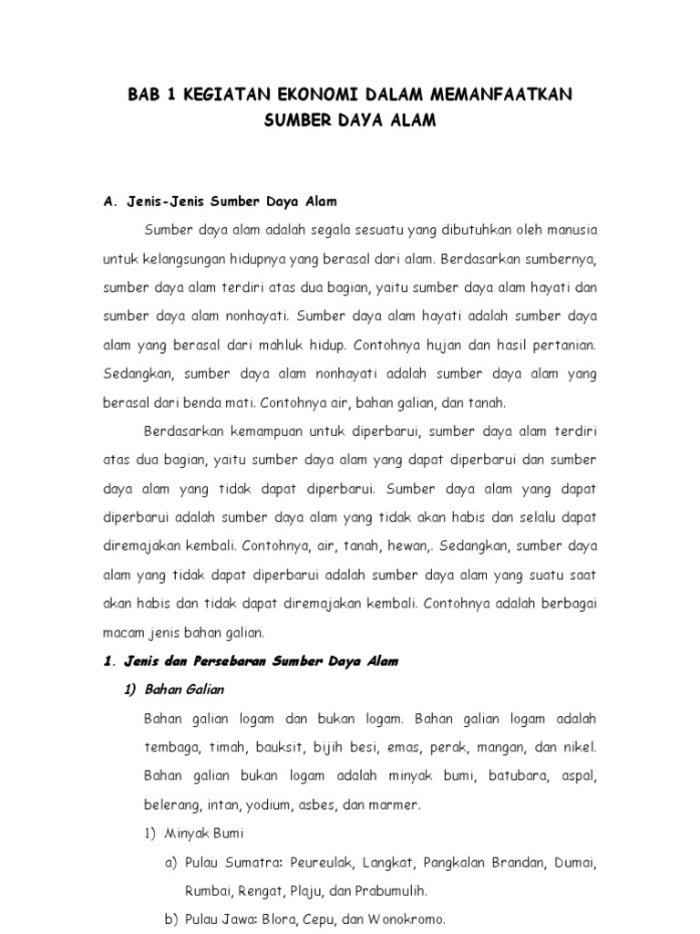 Rangkuman ips kelas 4