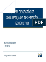 Palestra ISO 27001 - Reinaldo Zampieri