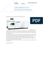 CARACTERISTICAS DE LABORATORIOS ADUANEROS