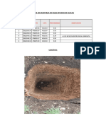 Toma de Muestras de para Estudio de Suelos