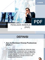 PENILAIAN KINERJA PUSKESMAS (PKP) - New