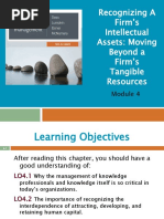 Recognizing A Firm's Intellectual Assets: Moving Beyond A Firm's Tangible Resources