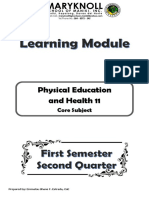 Physical Education and Health 11: Core Subject
