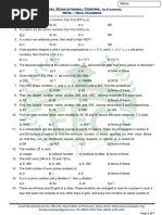 Excel Educational Centre,: MCQ - Real Numbers