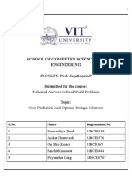 School of Computer Science and Engineering: FACULTY: Prof. Jagalingam P Submitted For The Course