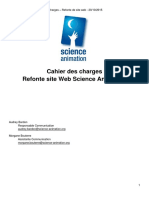 Cahier Des Charges Refonte Site Web Science Animation