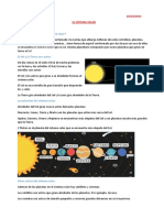 Sistema solar actividades.