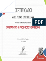 Curso Sustancias y Productos Químicos - Doc 42681765 - KARI FERRO EDITH FANNY