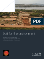 Built for the Environment report October 2021