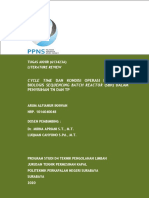 Cycle Time Dan Kondisi Operasi Pengolahan: Biologis Sequencing Batch Reactor (SBR) Dalam Penyisihan TN Dan TP