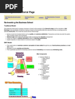 ERP Systems Tutorial Page: Re-Inventin G The Business School