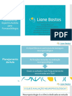 Aula 3 Avaliação Neuropsicológica Do Transtorno Do Espectro Autista para Fonoaudiólogos