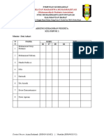 Absensi Kel. 1