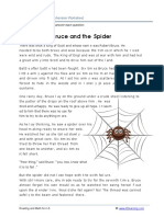 Bruce and The Spider: Grade 5 Reading Comprehension Worksheet