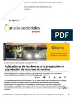 Aplicaciones de Los Drones A La Prospección y Explotación de Recursos Minerales - Minería y Perforación