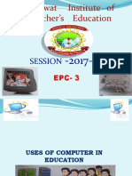 Uses of Computer in Education