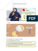 Materi BDR 5 Pengertian, Bandingkan & Urutkan Pecahan