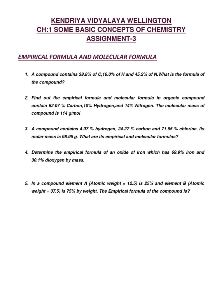 CH 1 Assignment 3 | PDF