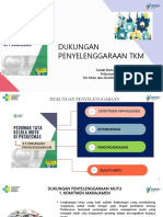 3. Dukungan Penyelenggaraan TKM