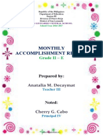 Accomplishment Report 2016 2017