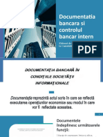 Documentatia Bancara Si Controlul Bancar Intern
