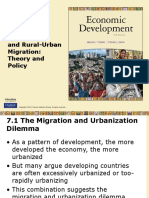 Urbanization and Rural-Urban Migration: Theory and Policy