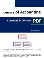 Basics of Accounting 2 Concepts and Conventions