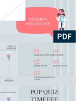Anatomy, Physiology