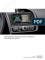 Audi R8 Coupe 2014 Navigation System Plus (RNS-E) - Operating Instructions