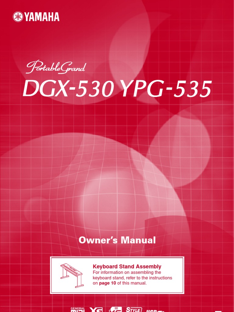 Yamaha Dgx-530 (User Guide) | PDF | Usb | Electronics