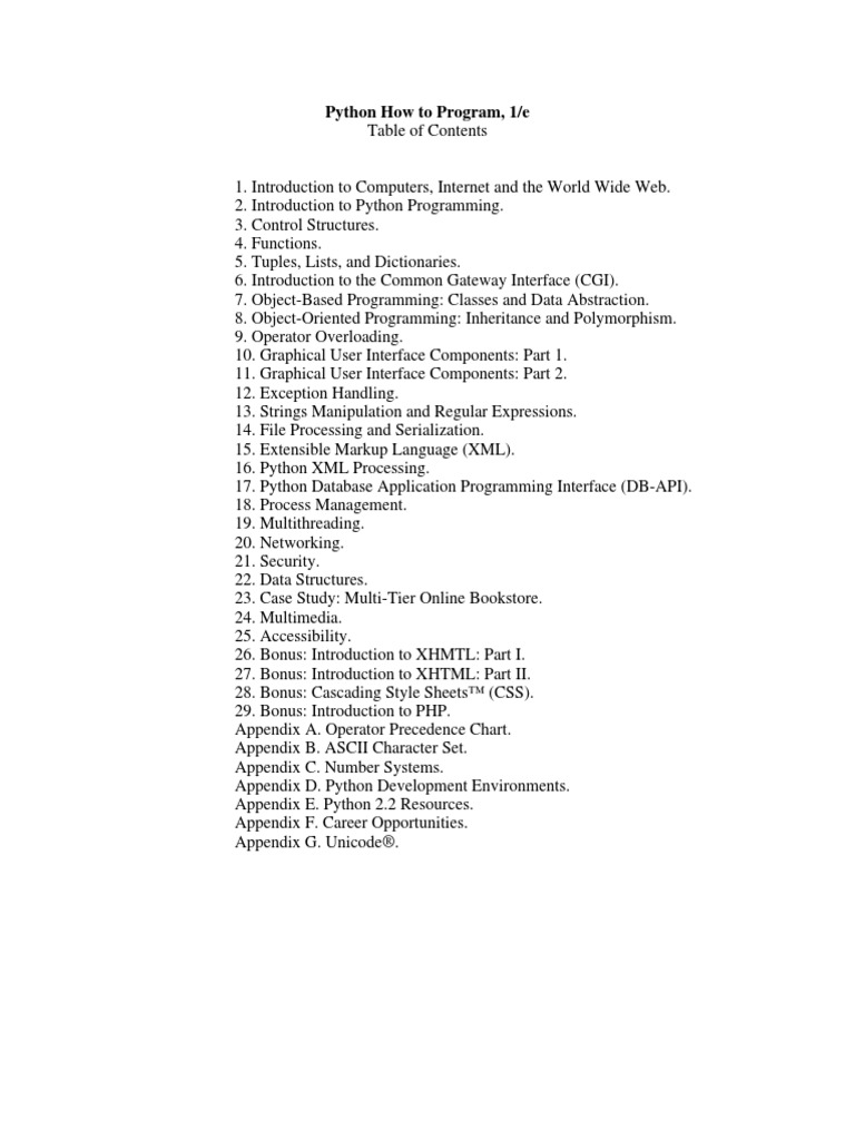 H.deitel Python - How To Program | PDF | Computer Data Storage | World ...