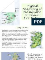 Physical Geography of The Republic of Ireland, Eire. Dublin
