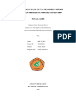 Troubleshooting Pada Sistem Transmisi Unit d8r Low Power in First Speed Forward and Revers Tugas Akhir