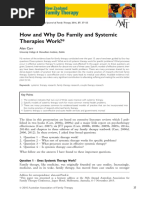 Carr (2016) How and Why Do Family and Systemic Therapies Work