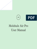 Molekule Air Pro User Manual: A Comprehensive Guide to Using the Air Purifier